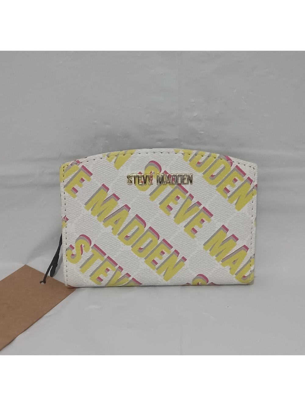 Steve Madden BCASEYY Neon Foldout Card Case Wallet